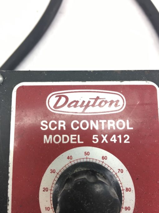 USED GOOD CONDITIONÂ Dayton 5X412 1/35-1/6HP 115V Speed Control, FAST SHIP! B363 2
