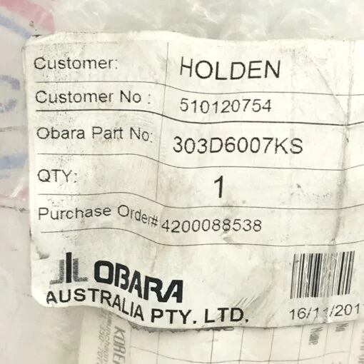 OBARA ROBOTICS 303D6007KS PISTON ROD 3033511/0K-0417 - Image 2