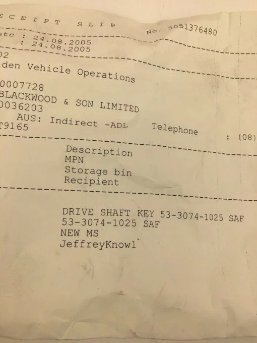 SAF 53-3074-1025 DRIVE SHAFT KEY, AMIAD FILTRATION SYSTEM - Image 2