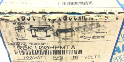NEW IN BOX HOLOPHANE RBK100HPMTA BALLAST REPLACEMENT KIT, 100 WATT, 60HZ (B386) 1