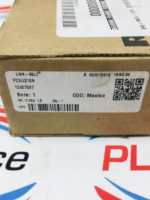 REXNORD LINK BELT FC3U216N 4-BOLT ROUND FLANGE BEARING - Image 3