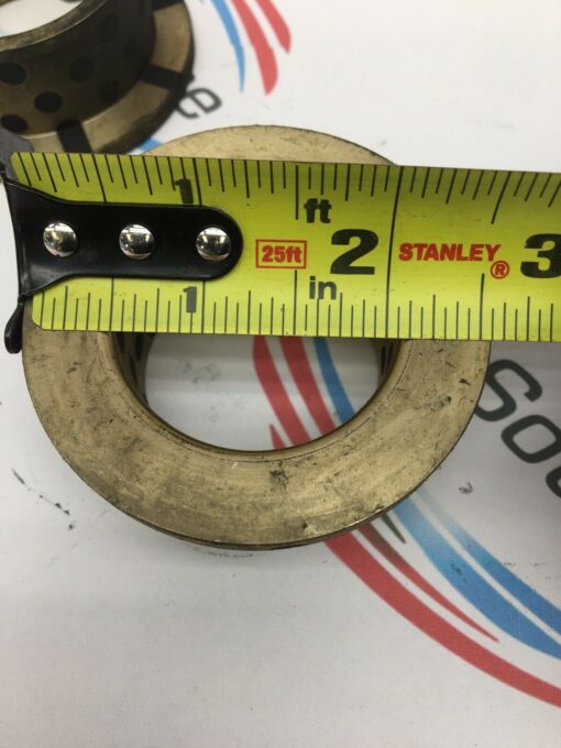 SANKYO OILLESS SPF-4025 SELF-LUB FLANGED BRASS BUSHINGS 1-15/16 X 2-9/16 4-PK - Image 3