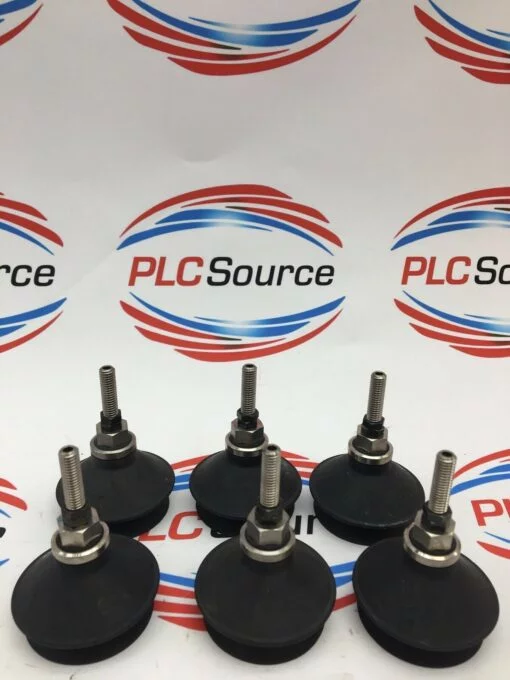 PIAB B40 BELLOWS VACUUM CUPS   LOT OF 6