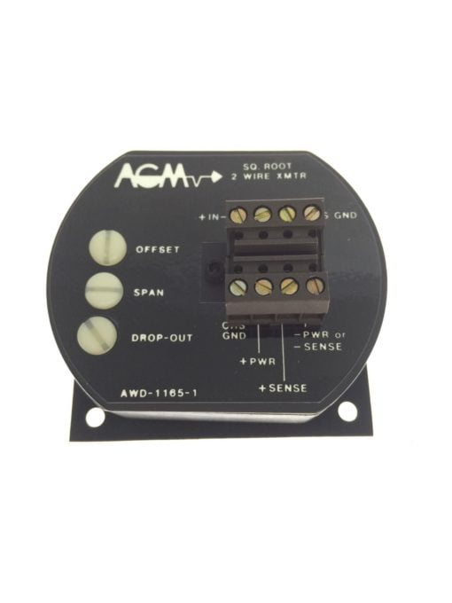 AGM ELECTRONICS AWD-1165-1 SQUARE ROOT 2 WIRE XMTR NEW NO BOX H99 1