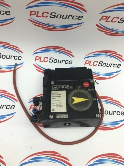 Cancoppas Ltd. EP5 ELECTRO PNEUMATIC POSITIONER Valve Control System