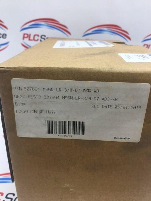 FESTO ELECTRIC MS6N-LR-3/8-D7-A MODULAR PRESSURE REGULATOR 527664 - Image 3