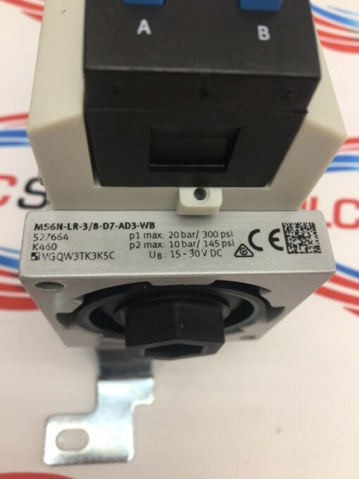 FESTO ELECTRIC MS6N-LR-3/8-D7-A MODULAR PRESSURE REGULATOR 527664 - Image 4
