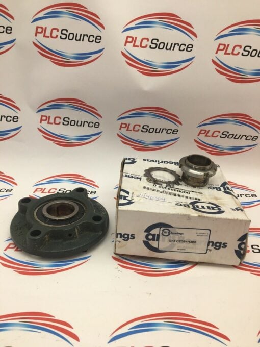 AMI UKFC208+H308 4-BOLT ROUND FLANGE MOUNTED BEARING w/ SLEEVE ADAPTER