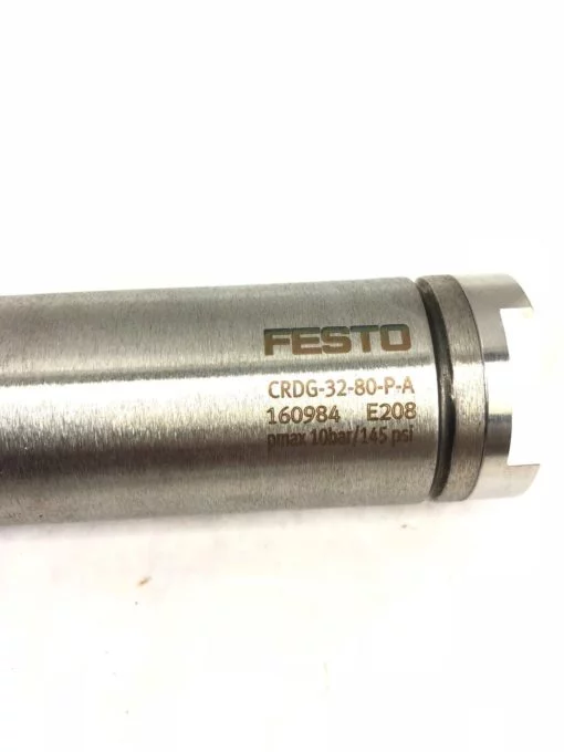 NEW FESTO CRDG-32-80-P-A 160984 E208 10 BAR 145 PSI CYLINDER, FAST SHIP! (H297) 2