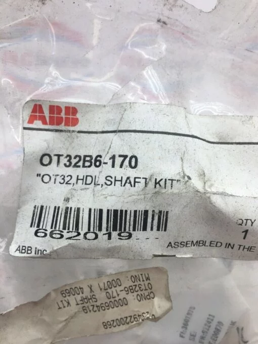 ABB OT32B6-170  SHAFT DISCONNECT SWITCH KIT - Image 2