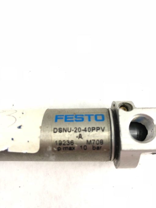 NEW FESTO DSNU-20-40-PPV-A 19236 M708 10 BAR AIR CYLINDER, FAST SHIP! (H297) 2