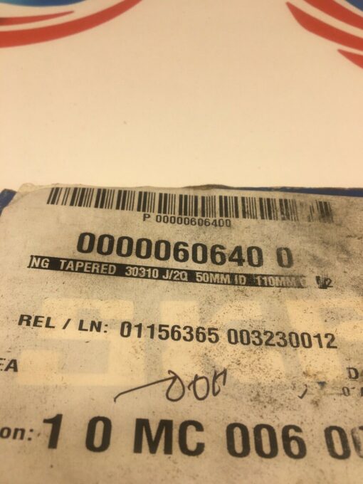 SKF 30310 J/2Q TAPERED ROLLER BEARING 50MM IDD 110MM OD - Image 3