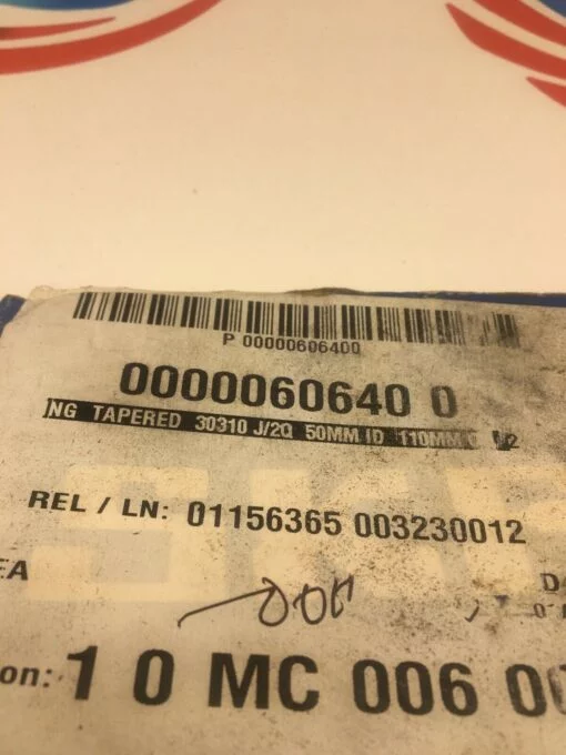 SKF 30310 J/2Q TAPERED ROLLER BEARING 50MM IDD 110MM OD - Image 3