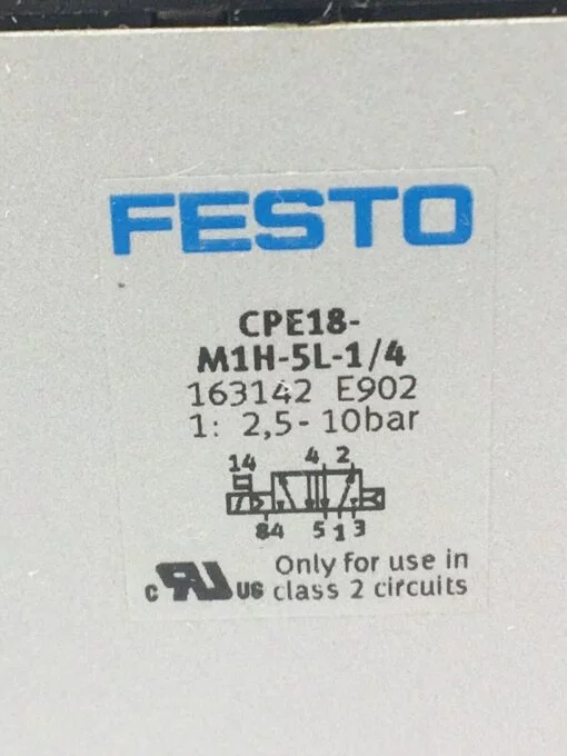 FESTO CPE18-M1H-5L-1/4  SOLENOID VALVE ASSEMBLY - Image 2