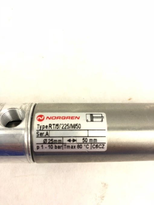 NEW NORGREN RT/57225/M/50, 25X50MM, P1-10 BAR AIR CYLINDER, FAST SHIP! (H297) 2