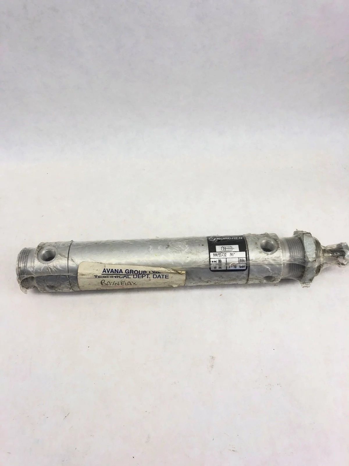 NEW NORGREN RM/55432/M/80, 32X80MM, P1-10 BAR AIR CYLINDER, FAST SHIP! (H343) 1