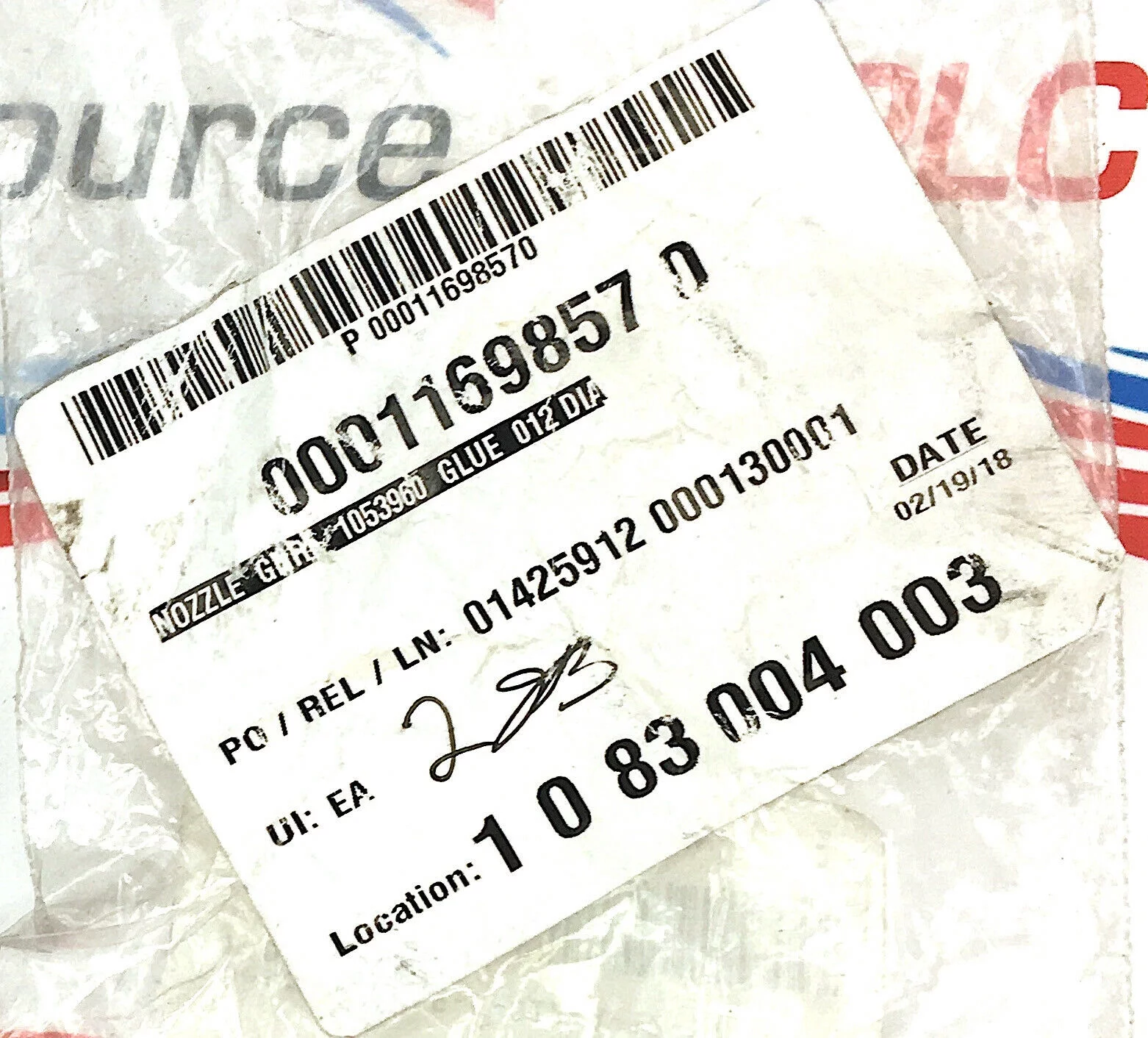 NORDSON 1053960 ST-STYLE GLUE  NOZZLE ST-.012 DIA 24-ORIFICE - Image 3