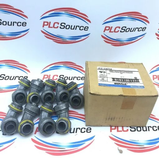 THOMAS BETTS CI6704 90º 1/2” NPT LIQUID TIGHT CONNECTORS  9-PACK