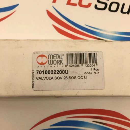 METAL WORK PNEUMATICS 701002200U SOLENOID VALVE MAX PSI 145 - Image 5