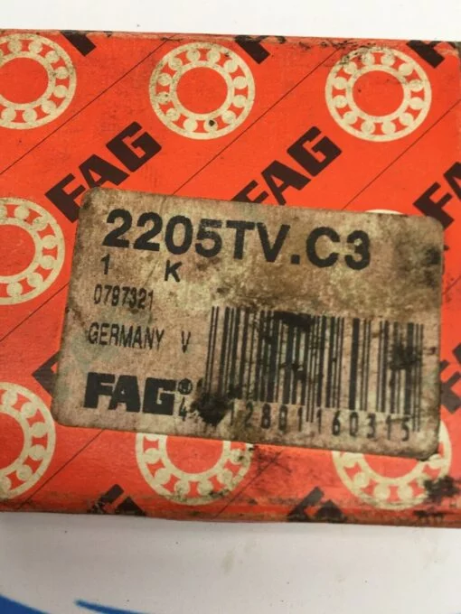 FAG 2205.TV.C3 SELF-ALIGNING DEEP GROOVE BALL BEARING - Image 2