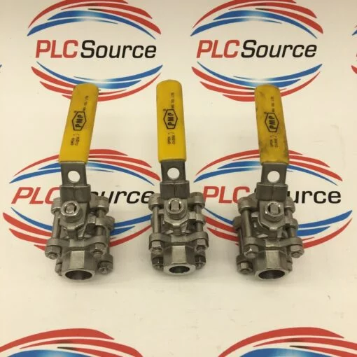 PMP A301 3-PIECE BALL VALVE, FULL PORT 3/8" 1000WOG CF8M  LOT OF 3 - Image 4