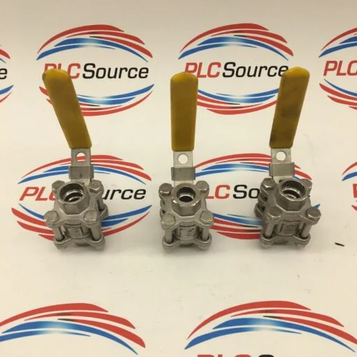 PMP A301 3-PIECE BALL VALVE, FULL PORT 3/8" 1000WOG CF8M  LOT OF 3 - Image 5