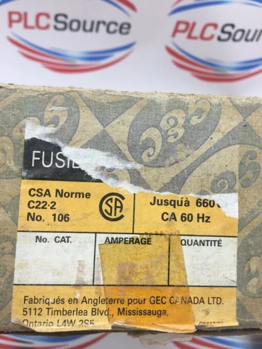 GEC CF200 HRC FUSES 200AMP - Image 3