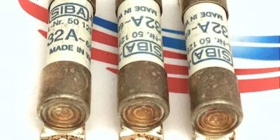 SIBA 50129 06 32A-600V ULTRA-RAPID FUSES  3-PACK