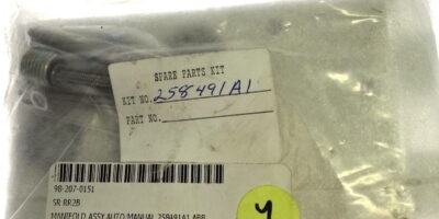 ABB 258491A1 AUTO/MANUAL MANIFOLD ASSEMBLY NEW IN FACTORY SEALED BAG, (H103) 1