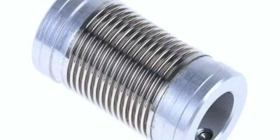 RS 748-263 NICKEL BELLOWS COUPLER SIZE 17 3/8” X 3/8” BORE