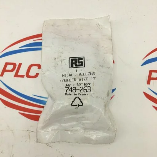 RS 748-263 NICKEL BELLOWS COUPLER SIZE 17 3/8” X 3/8” BORE - Image 4