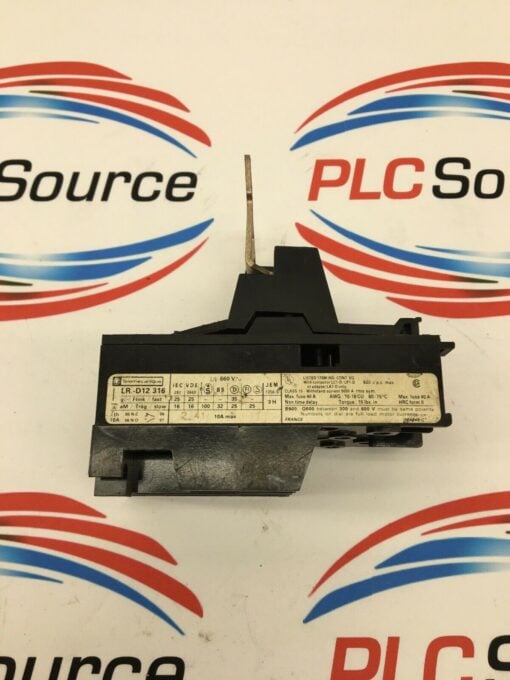 TELEMECANIQUE LR-D12316 THERMAL OVERLOAD RELAY
