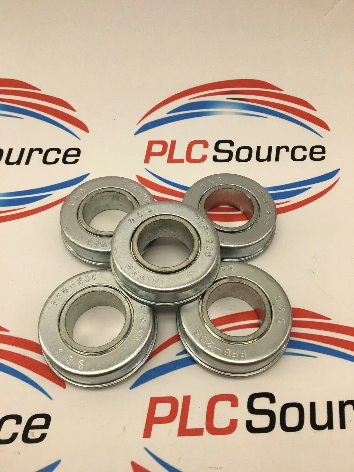 S&S PFB-200 SHIELDED BALL BEARING  LOT OF 5