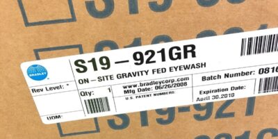 NEW BUT NOÂ TANK Bradley S19-921GR Portable Gravity-Fed Eyewash FAST SHIP! 1