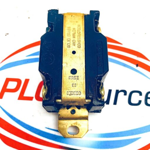 NEMA LI7-30-R 30A 600V BRASS FEMALE TWIST LOCK RECEPTACLE - Image 2