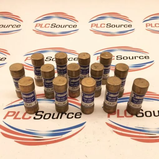 EDISON JDL20 HRCI-J TIME-DELAY CLASS J FUSES 600VAC IR200KA LOT OF 14