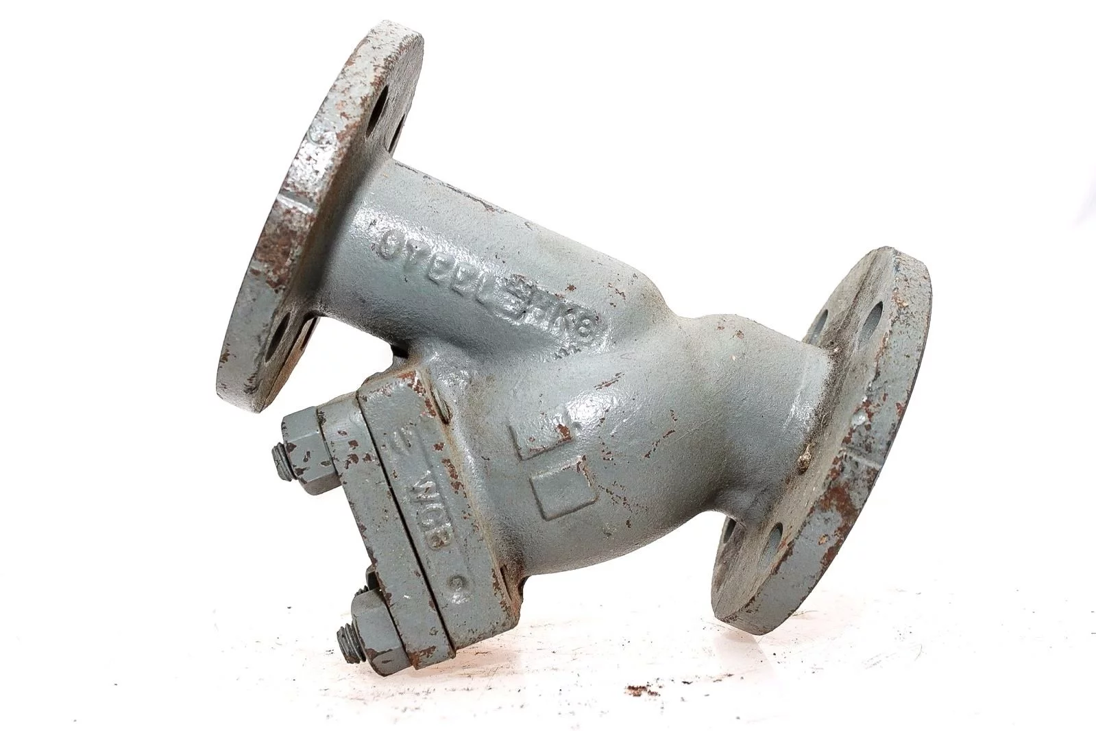 MUELLER 1200 SS CAST STAINLESS STEEL FLANGED END Y STRAINER NEW FAST SHIP (B125) 1