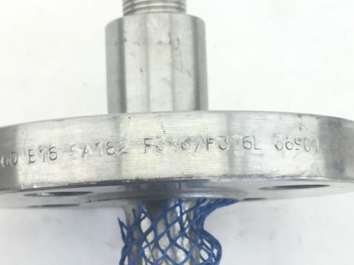 NNB! 36901 SS THERMOWELL 11â? 4-BOLT FLANGE 3/4″NPT 1092 MFF-1300B16 SA182 (B69) 5