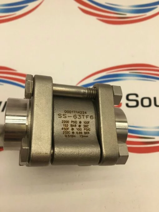 SWAGELOK SS-63TF6 SS BALL VALVE CF3M - Image 2