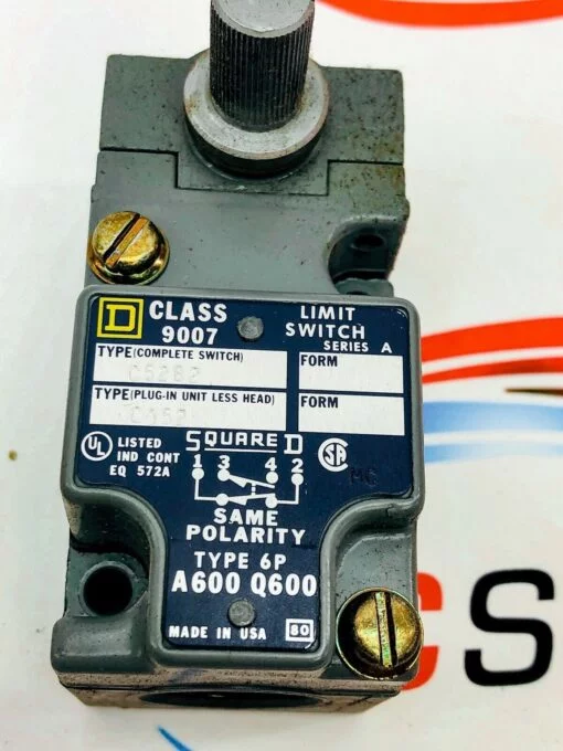 SQUARE D 9007-C52B2 SERIES A LIMIT SWITCH - Image 2