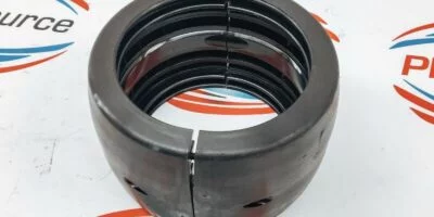 LEONI ROBOTICS BLACK CORREGATED HOSE PROTECTION DONUTS 4”OD 2 7/8”ID 2 1/2”W