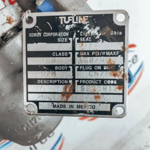 TUFLINE SE2581 2 WAY FLANGE END SLEEVE PLUG VALVE CLASS 150 BODY CN7M SEAT PTFE - Image 2