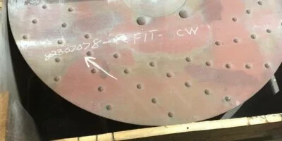 SF-FAN-660BL FAN SHAFT ROTOR, 4TPM DC MOTOR, 33-1/2"X10, SHAFT 2-1/2"X32"