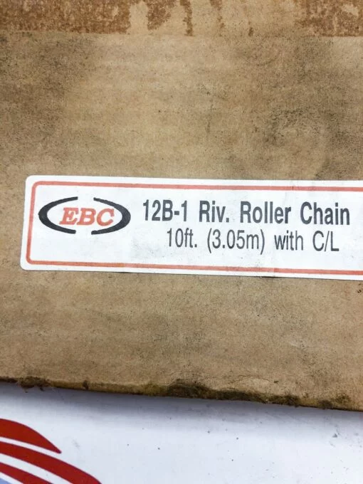 EBC 12B-1 RIV ROLLER CHAIN with C/L  DIN  10FT - Image 3