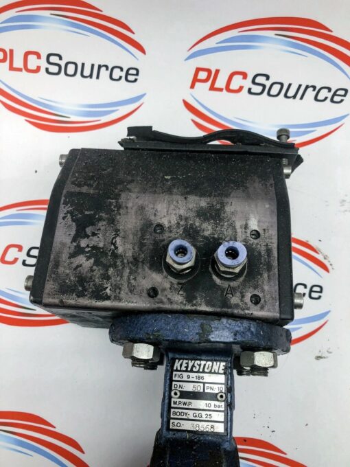 KEYSTONE BUTTERFLY VALVE FIG 9-186 PN-10 BODY G.G. 25, ACTUATOR 790-003 - Image 5