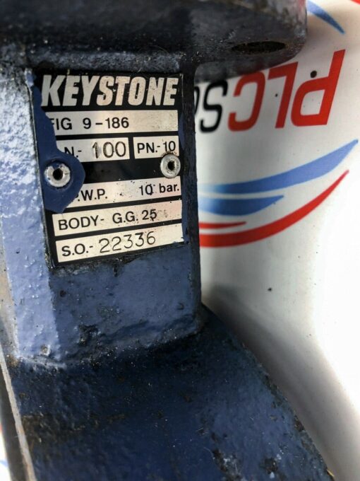 KEYSTONE FIGURE 9-186 BUTTERFLY VALVE GG 25 PN: -10 100 - Image 3