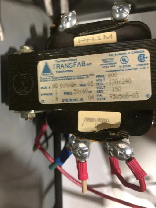 PCMP-E CONTROL BOX w/ TRANSFAB TRANSFORMER - Image 2
