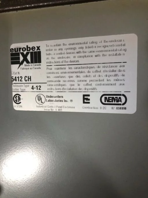 PCMP-E CONTROL BOX w/ TRANSFAB TRANSFORMER - Image 6
