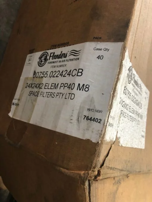 FLANDERS 80755.022424CB 24 X 24 X 2 ELEMENT PP40 M8 - Image 3