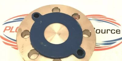 8-bolt SS BLIND PIPE FLANGE A/SA182 F304/F304L B16.5 6.5”OD, 0.75”BORE, 5” BOLT CIRCLE